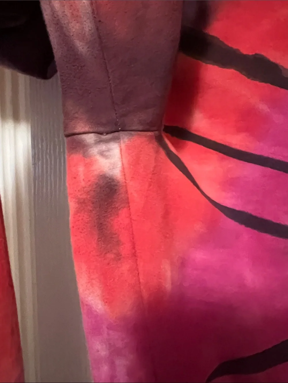 PINK vs Tie-Dye Sweatshirt & Joggers Set - Pink/Red/Black